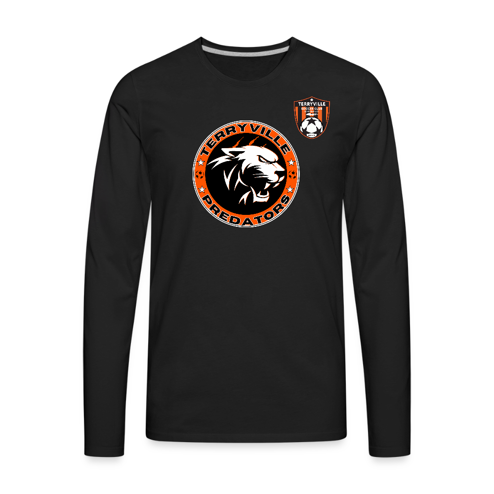 Men's Premium Long Sleeve T-Shirt - black