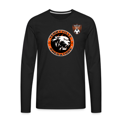 Men's Premium Long Sleeve T-Shirt - black
