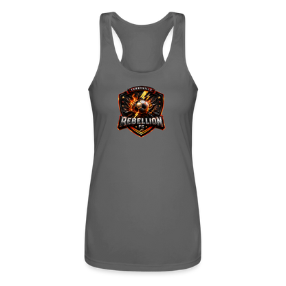 Women’s Performance Racerback Tank Top - charcoal