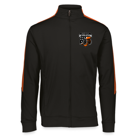 Augusta Sportswear Unisex 2.0 Medalist Jacket - black/orange