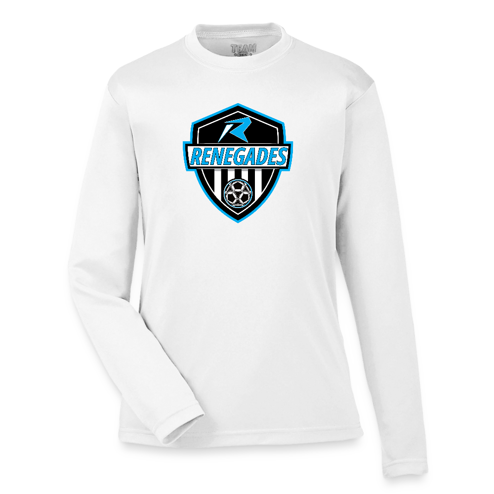 Youth Zone Performance Long-Sleeve T-Shirt - white
