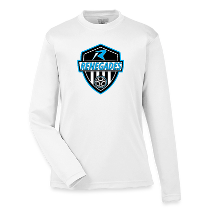 Youth Zone Performance Long-Sleeve T-Shirt - white
