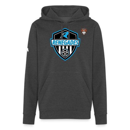 Adidas Unisex Fleece Hoodie - charcoal grey
