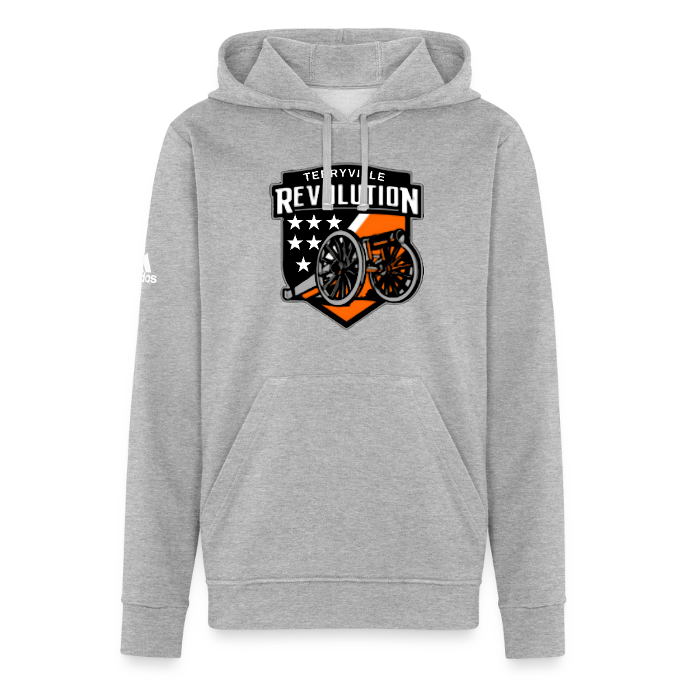 Adidas Unisex Fleece Hoodie - heather gray