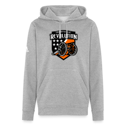 Adidas Unisex Fleece Hoodie - heather gray