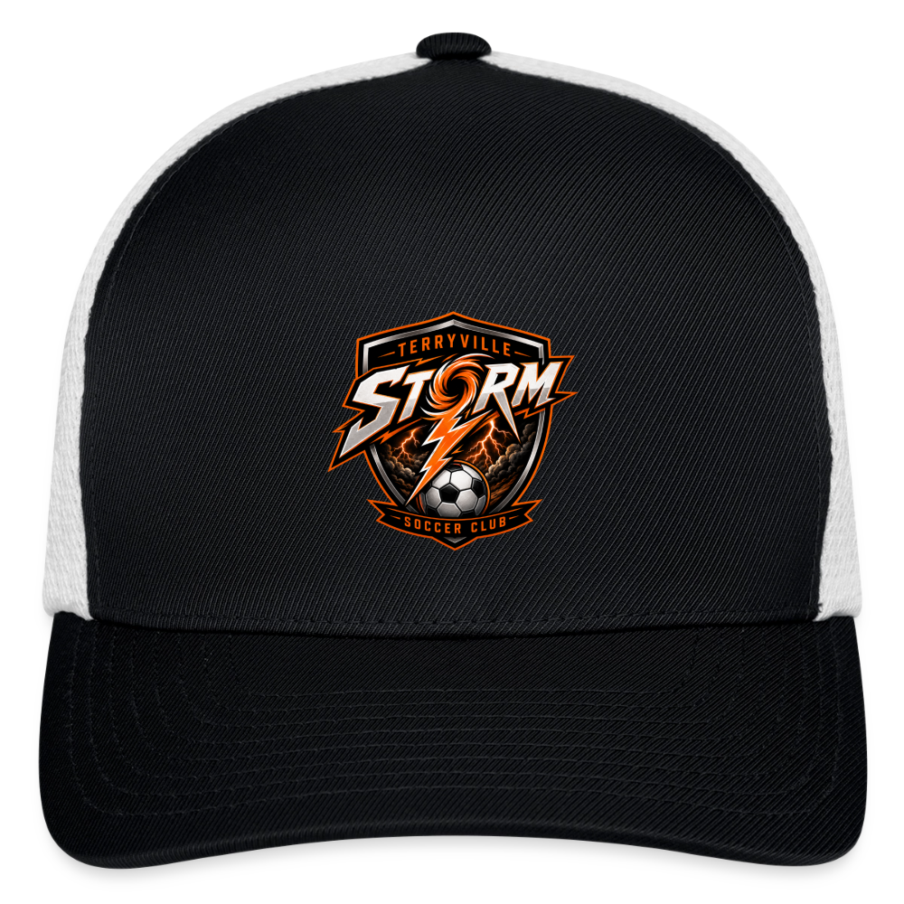 Flexfit Fitted Baseball Cap - black/white