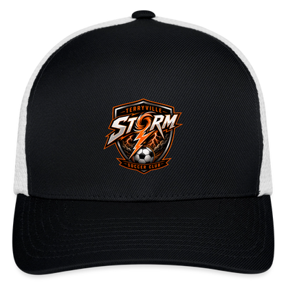 Flexfit Fitted Baseball Cap - black/white