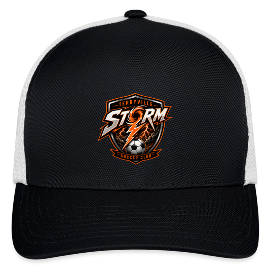 Flexfit Fitted Baseball Cap - black/white
