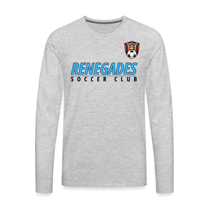 Men's Premium Long Sleeve T-Shirt - heather gray