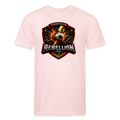 Fitted Cotton/Poly T-Shirt by Next Level - blush pink 