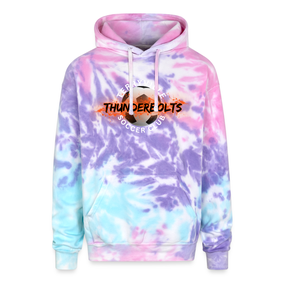 Adult Tie Dye Hoodie - cotton candy