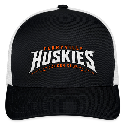 Flexfit Fitted Baseball Cap - black/white