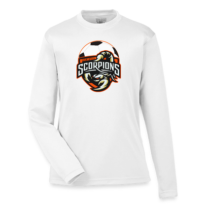 Youth Zone Performance Long-Sleeve T-Shirt - white