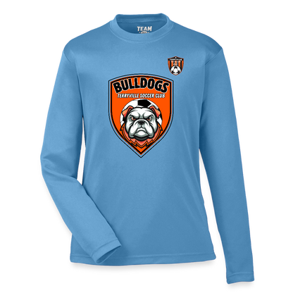 Youth Zone Performance Long-Sleeve T-Shirt - light blue