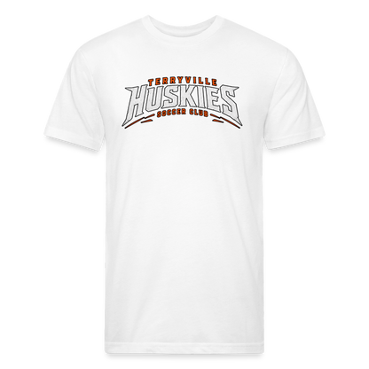 Fitted Cotton/Poly T-Shirt by Next Level - white