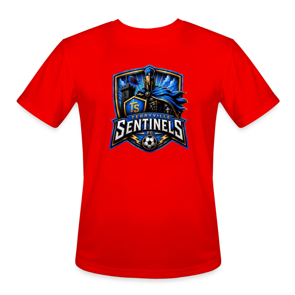 Men’s Moisture Wicking Performance T-Shirt - red
