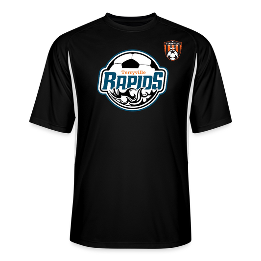 Men’s Cooling Performance Color Blocked Jersey - black/white