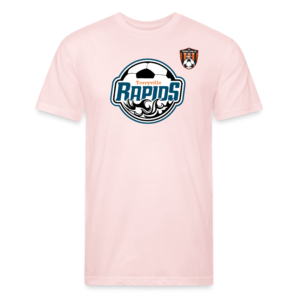 Fitted Cotton/Poly T-Shirt by Next Level - blush pink 