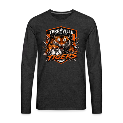 Men's Premium Long Sleeve T-Shirt - charcoal grey