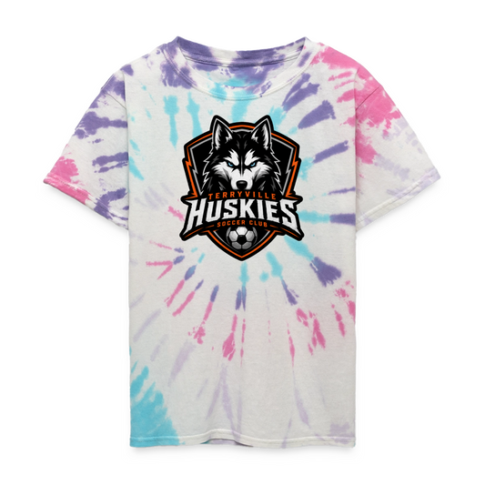 Kid's Tie Dye T-Shirt - Pastel Spiral