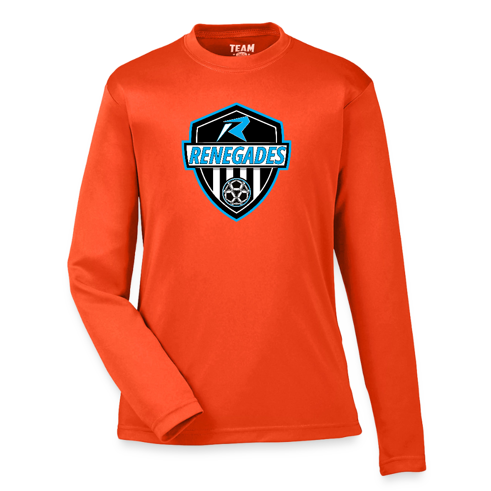 Youth Zone Performance Long-Sleeve T-Shirt - orange
