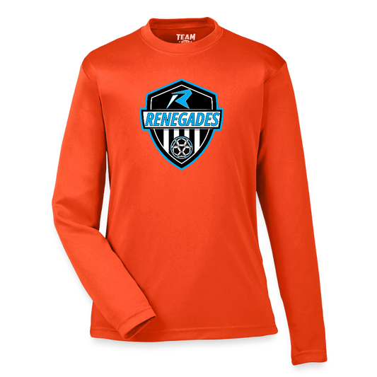 Youth Zone Performance Long-Sleeve T-Shirt - orange