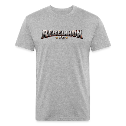 Fitted Cotton/Poly T-Shirt by Next Level - heather gray