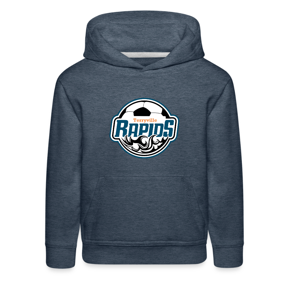 Kids‘ Premium Hoodie - heather denim