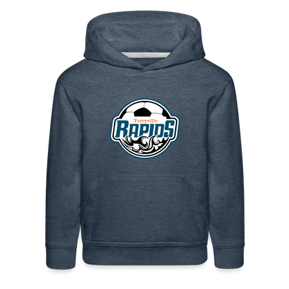 Kids‘ Premium Hoodie - heather denim