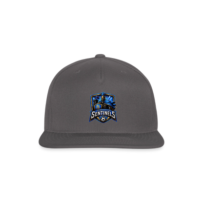 Snapback Baseball Cap - dark grey