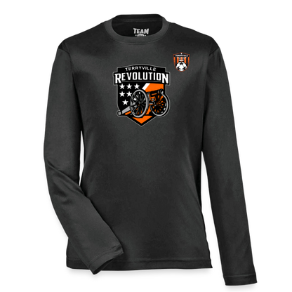 Youth Zone Performance Long-Sleeve T-Shirt - black