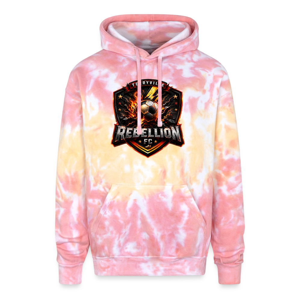 Adult Tie Dye Hoodie - funnel cake