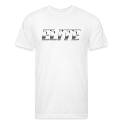 Fitted Cotton/Poly T-Shirt by Next Level - white