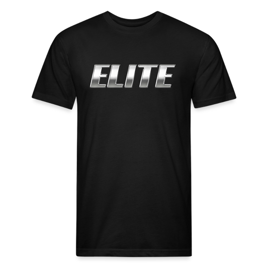 Fitted Cotton/Poly T-Shirt by Next Level - black