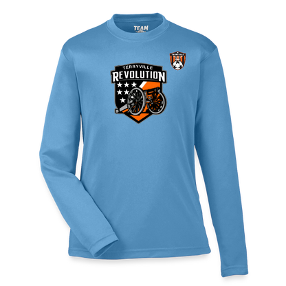Youth Zone Performance Long-Sleeve T-Shirt - light blue