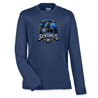 Youth Zone Performance Long-Sleeve T-Shirt - dark navy