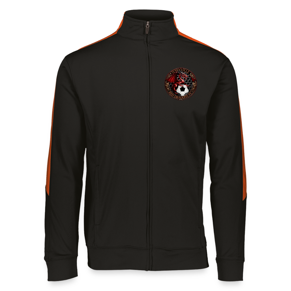 Augusta Sportswear Unisex 2.0 Medalist Jacket - black/orange
