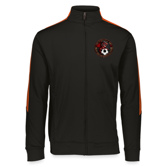 Augusta Sportswear Unisex 2.0 Medalist Jacket - black/orange