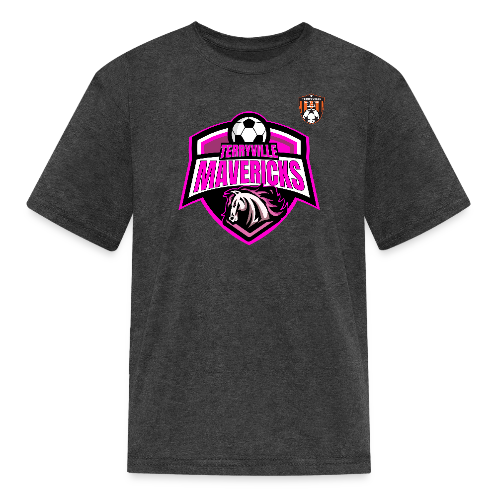 Kids' T-Shirt - heather black