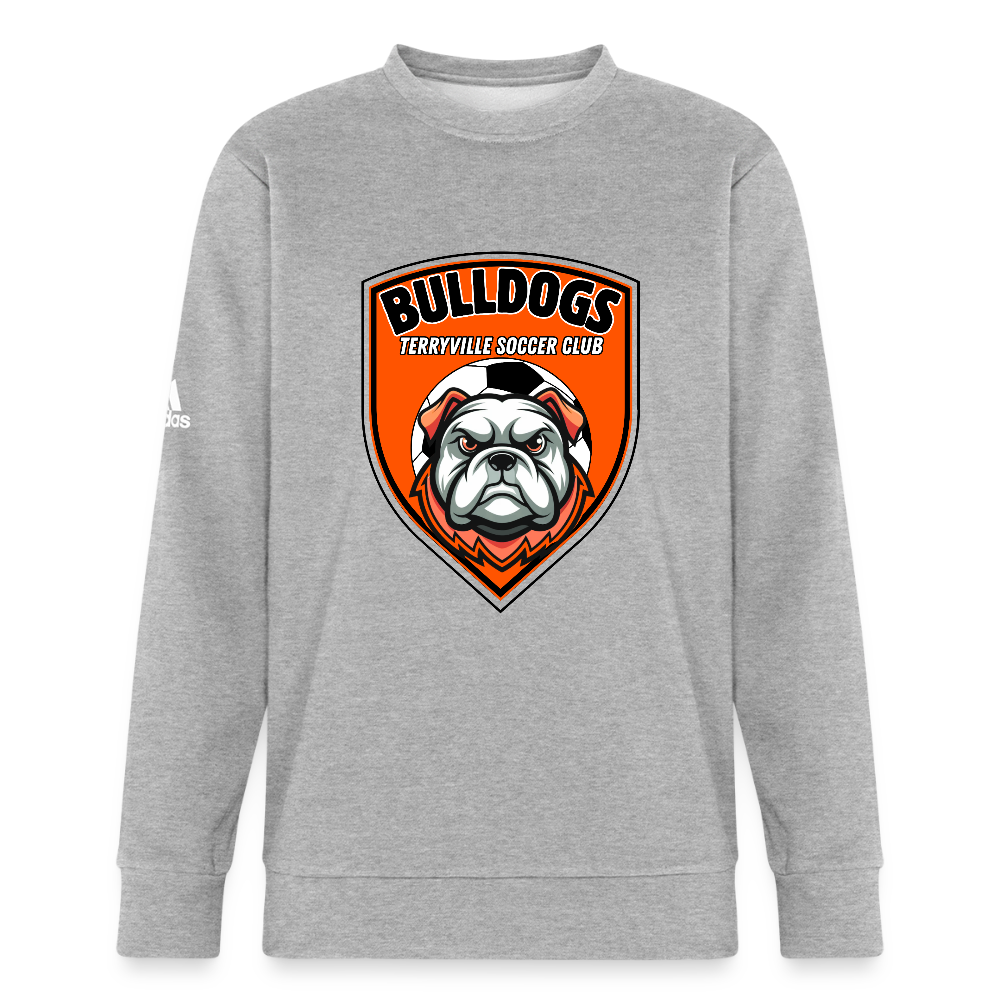 Adidas Unisex Fleece Crewneck Sweatshirt - heather gray
