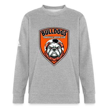 Adidas Unisex Fleece Crewneck Sweatshirt - heather gray