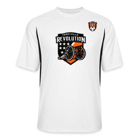 Cooling Performance Color Blocked Jersey - white/black