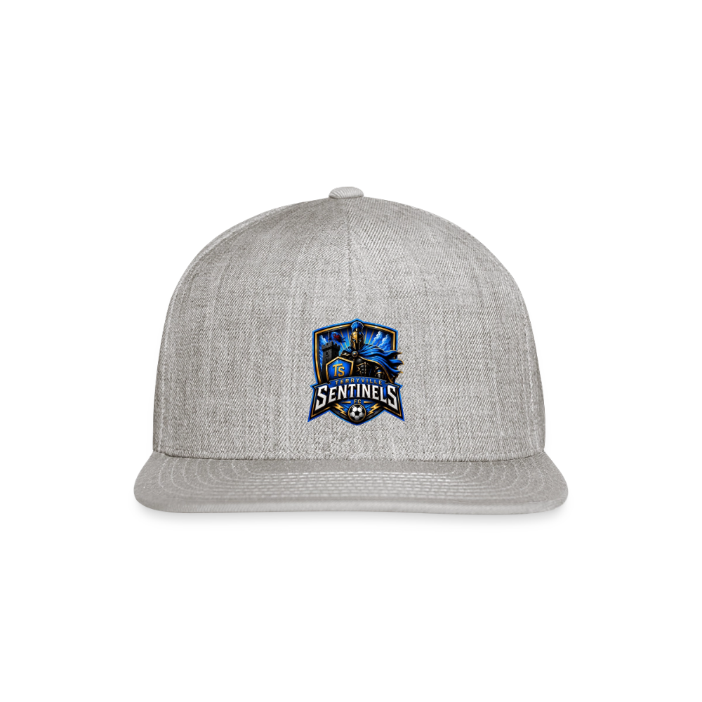 Snapback Baseball Cap - heather gray