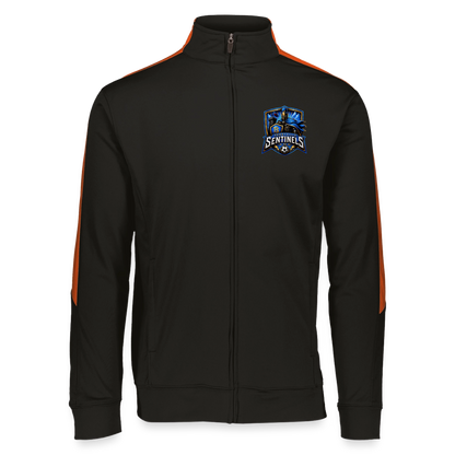Augusta Sportswear Unisex 2.0 Medalist Jacket - black/orange