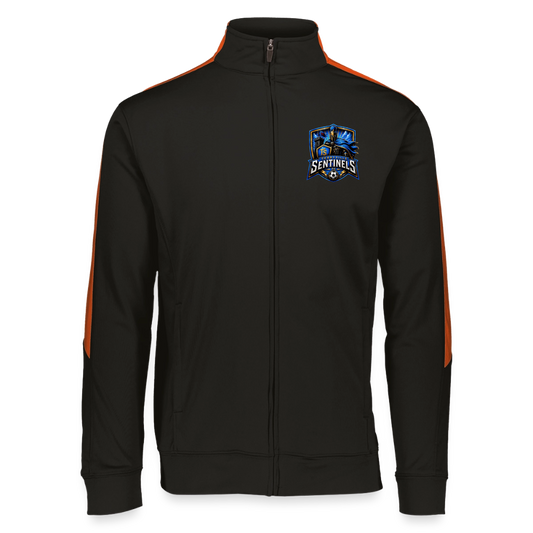 Augusta Sportswear Unisex 2.0 Medalist Jacket - black/orange