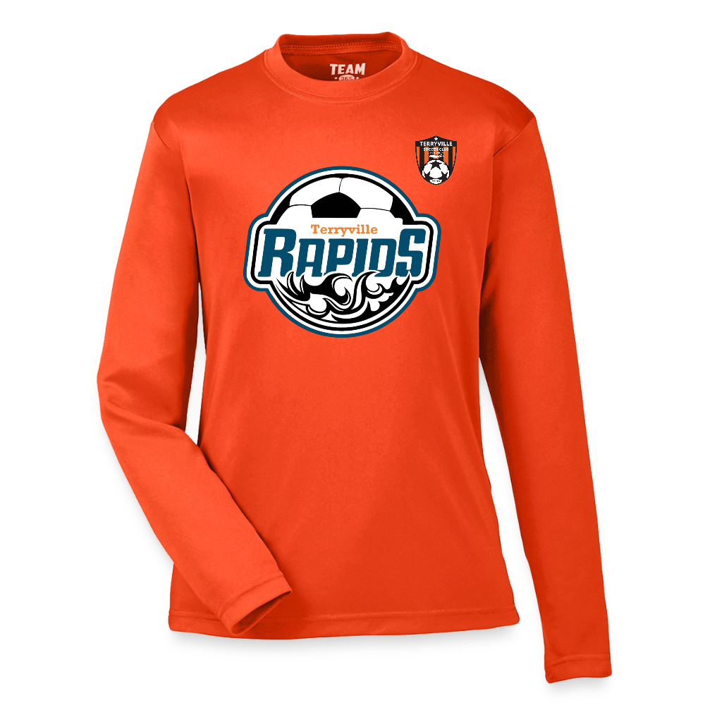 Youth Zone Performance Long-Sleeve T-Shirt - orange