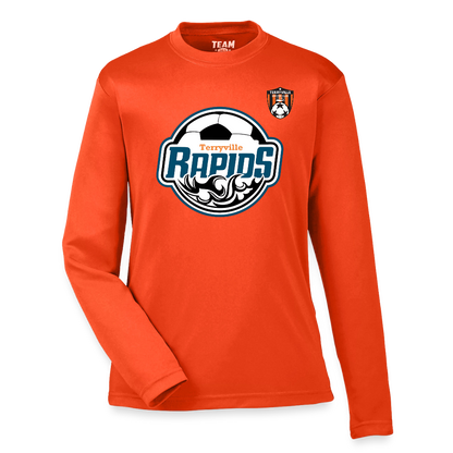Youth Zone Performance Long-Sleeve T-Shirt - orange