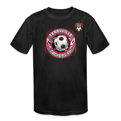 Kids' Moisture Wicking Performance T-Shirt - black
