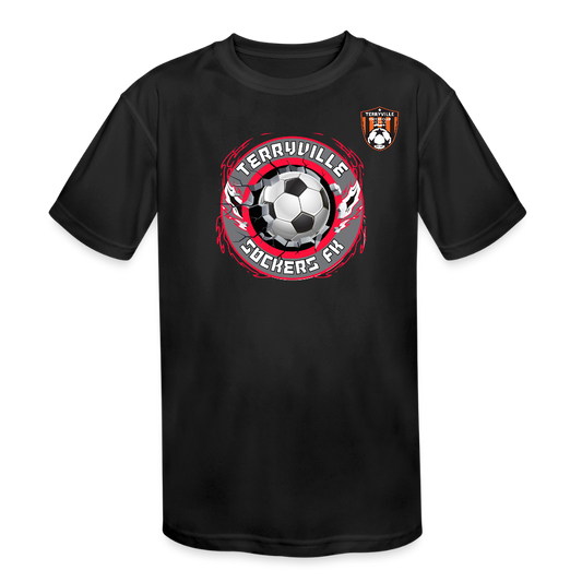 Kids' Moisture Wicking Performance T-Shirt - black