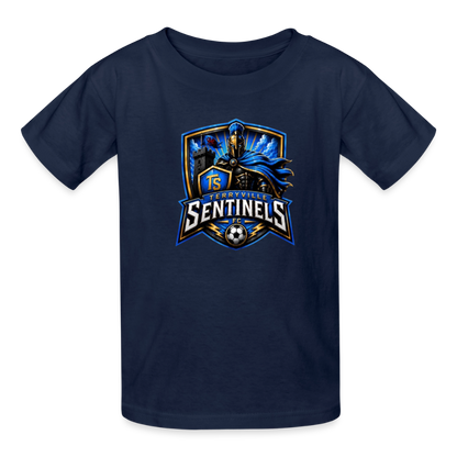 Gildan Ultra Cotton Youth T-Shirt - navy